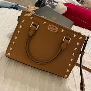 Michael Kors studded crossbody bag in